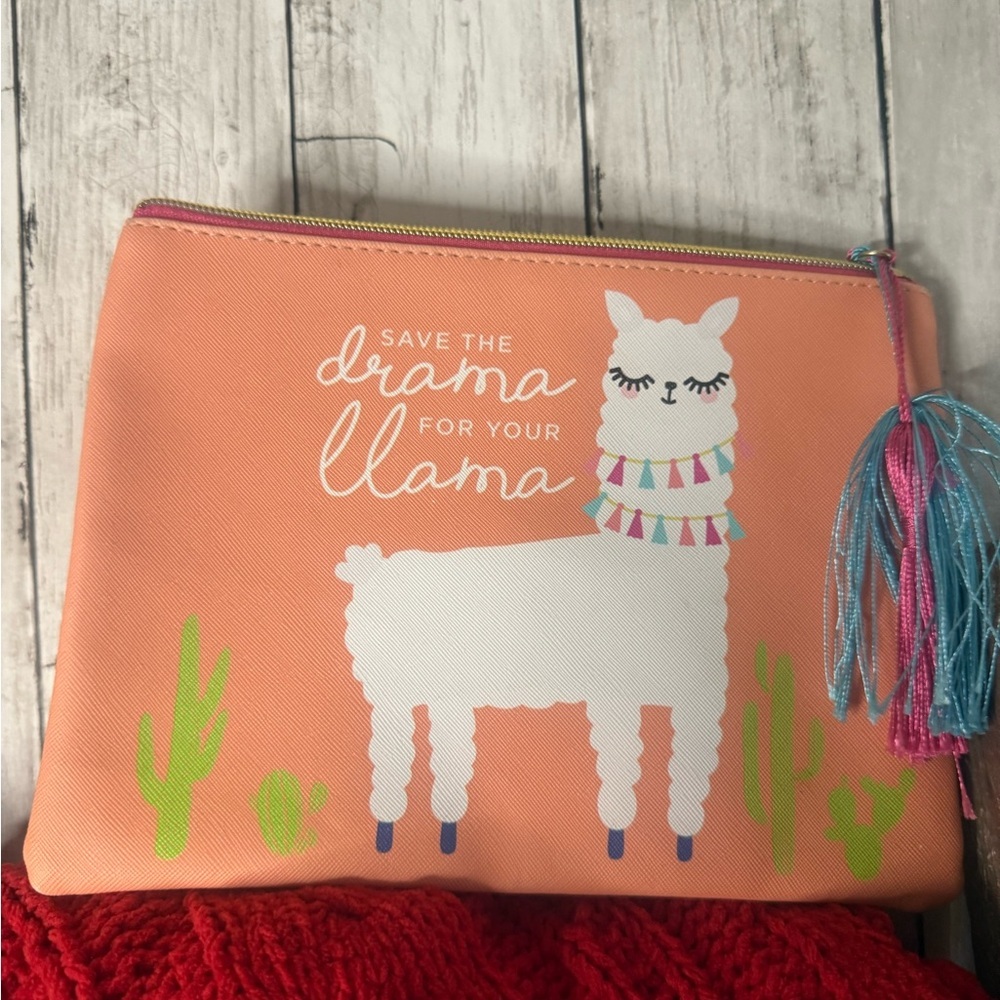 Ruby & Cash Bag - Save the drama for your Llama Cosmetic Bag Clutch Purse